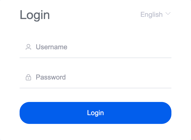 Screenshot of interface