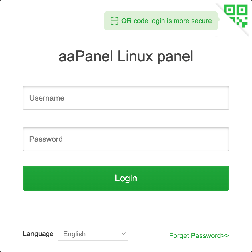 Screenshot of interface
