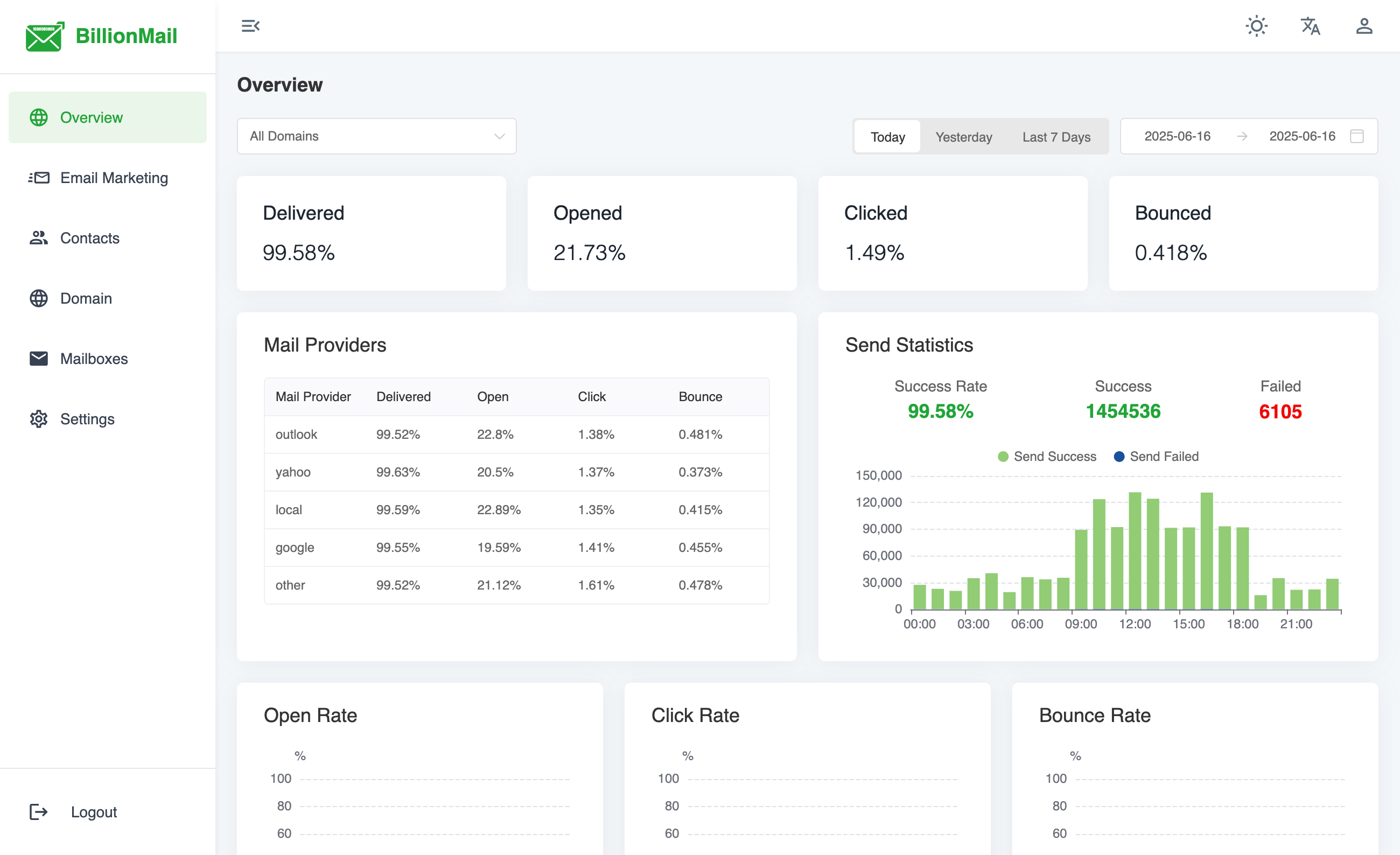Screenshot of interface