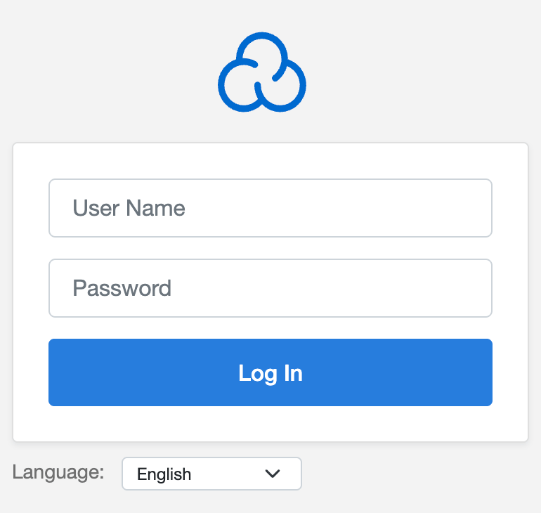 Screenshot of interface