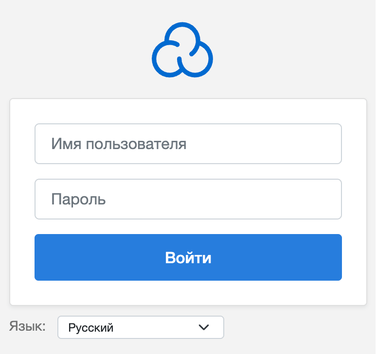 Screenshot of interface