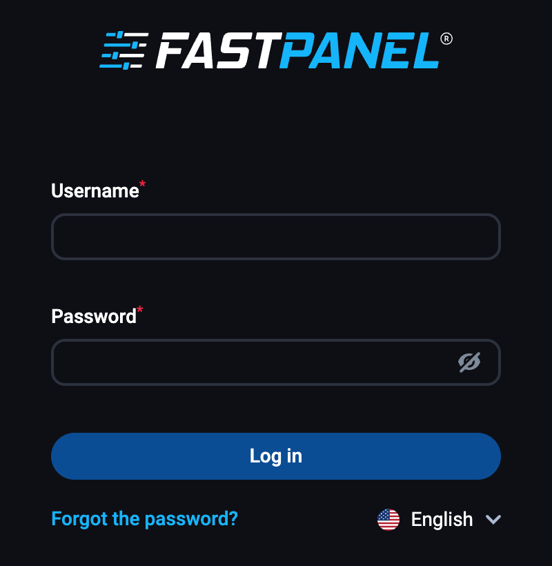 Screenshot of interface