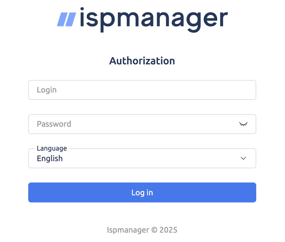 Screenshot of interface