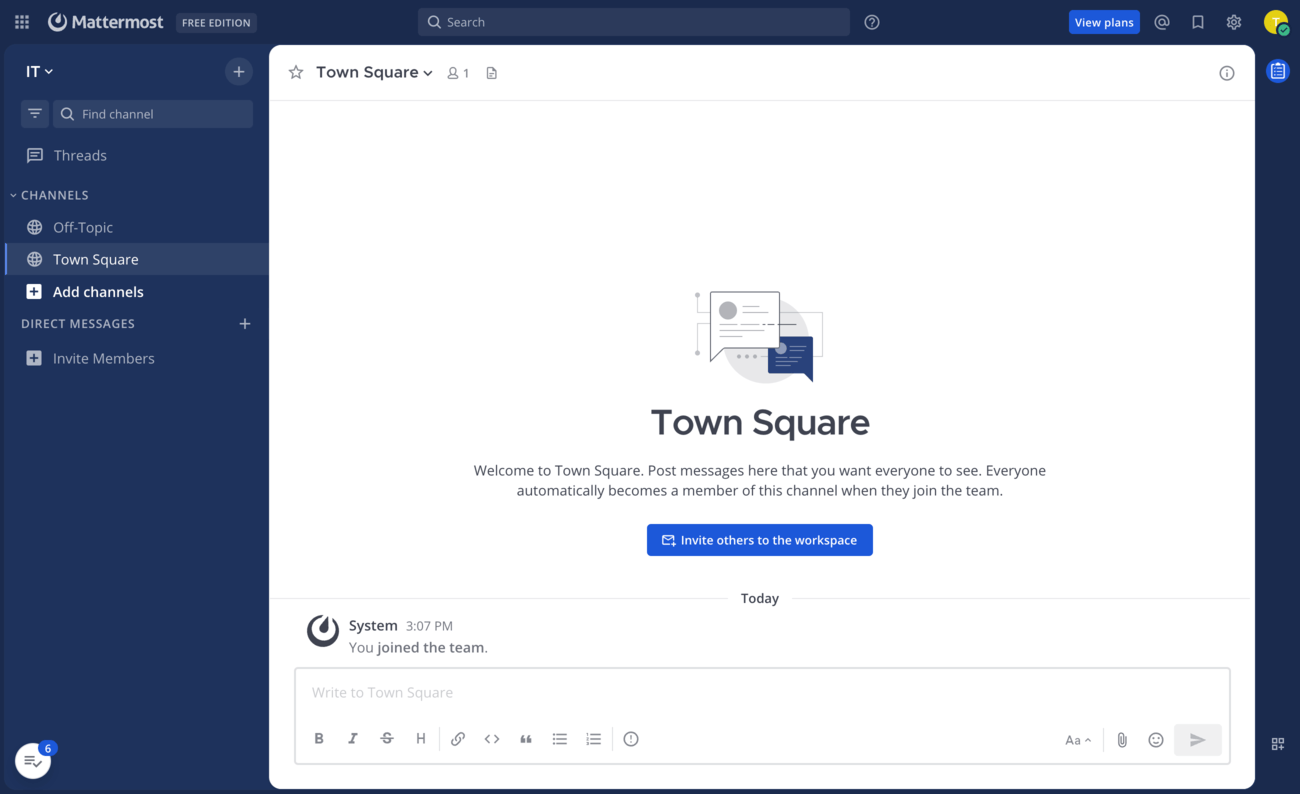 Screenshot of interface