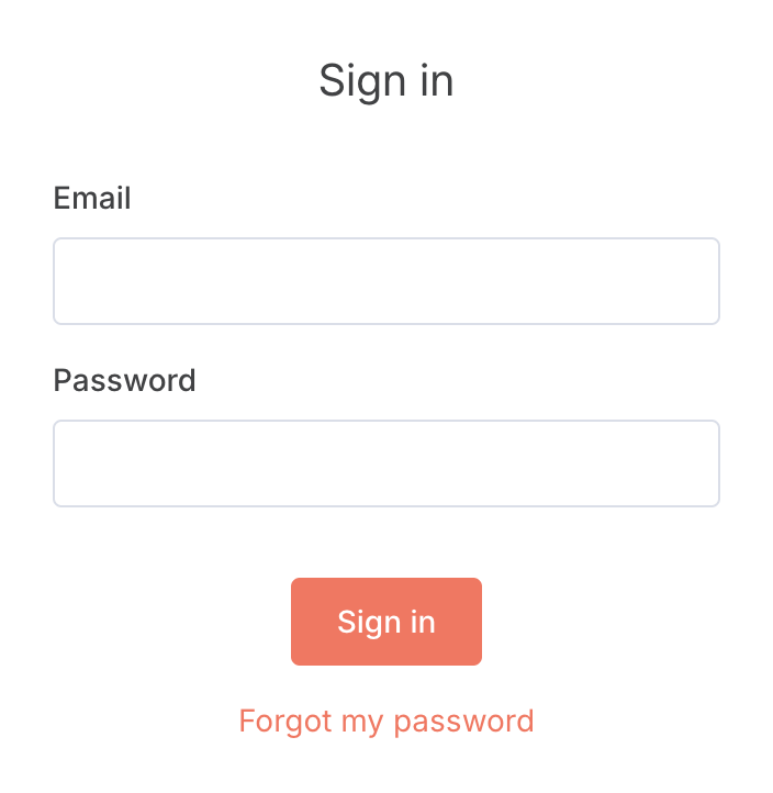Screenshot of interface