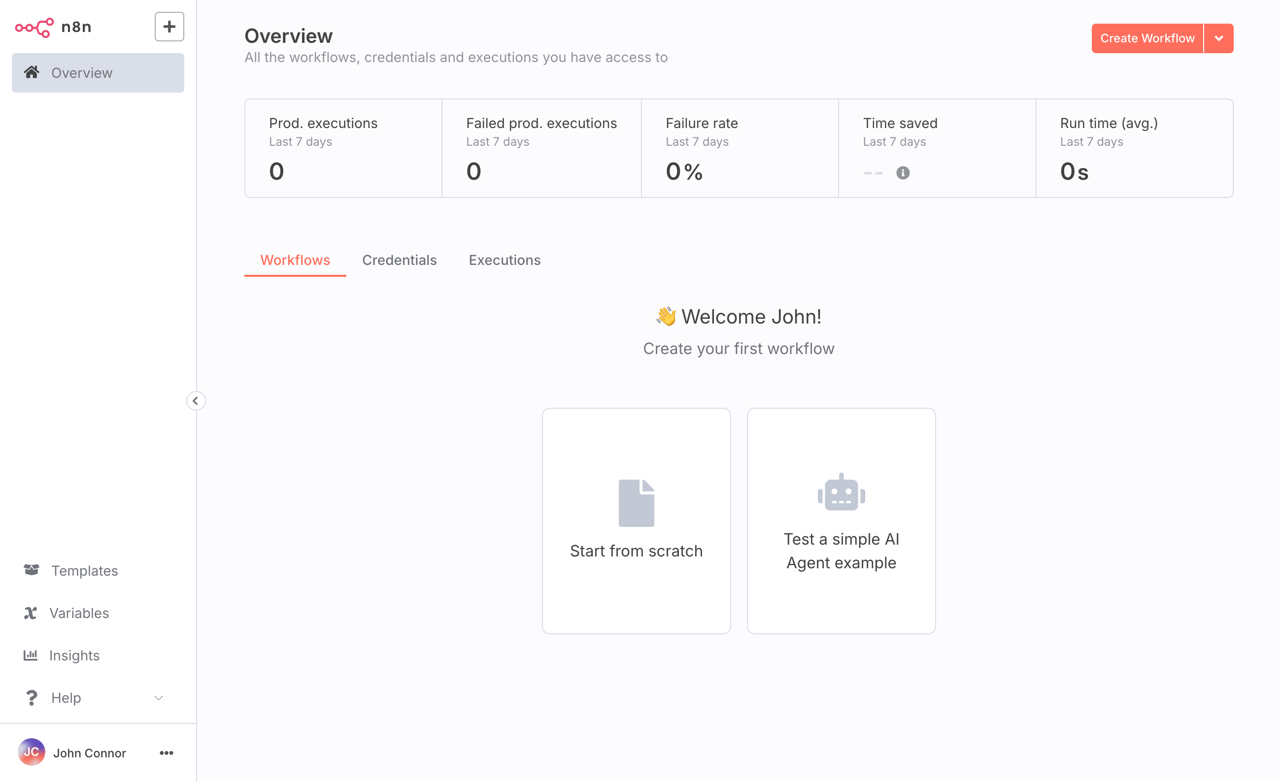 Screenshot of interface