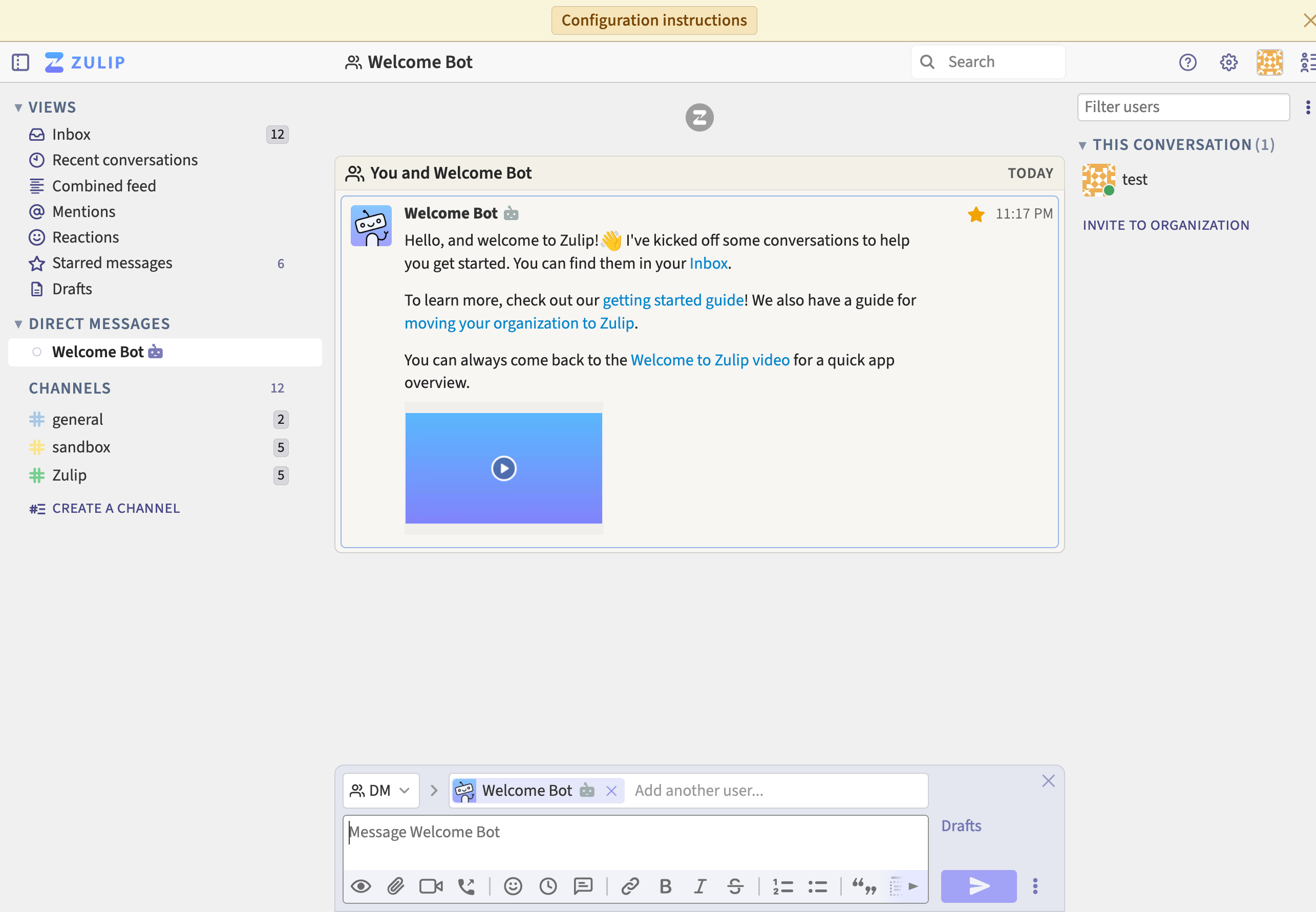 Screenshot of interface
